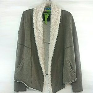 Jack BB Dakota Jacket Tan BB sherpa cardigan